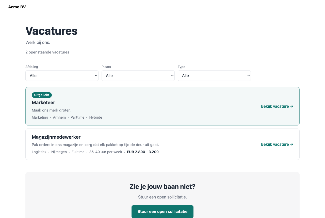Jobs: screenshot 1