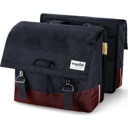 Urban Proof fietstas dubbel 40L recycled rood grij (8714044406941)