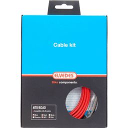 Elvedes schakel kabel kit ATB/RACE rood (8716706014495)