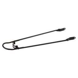 Merkloos spatbordstang achter bumper 28 pad bev 6mm mat zwa (8716637018623)