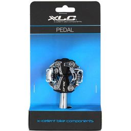 Pedaal Xlc atb spd dubbel alm zw/zi stel pds15 (4032191963204)