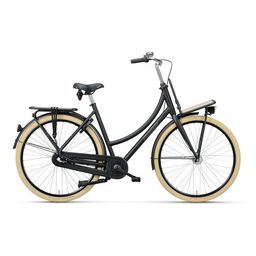 BATAVUS Packd-3 Dames Zwart Mat 49cm 2025 (8713568420655)