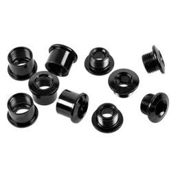 Kettd blad Sram boutset 5 arm dubbel staal zwart (0710845408885)
