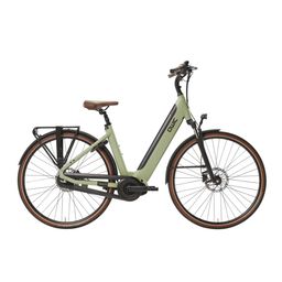 QWIC INTER Plus bluetooth navi ACTIE! Dames Khaki Green M 49cm 2026 (8718792548076)