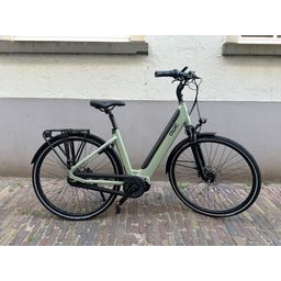 QWIC INTER Plus bluetooth navi ACTIE! Dames Khaki Green M 49cm 2026 (8718792548076)