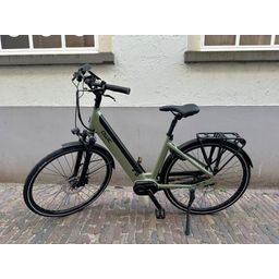 QWIC INTER Plus bluetooth navi ACTIE! Dames Khaki Green M 49cm 2026 (8718792548076)