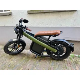 Brekr B4000 Brommer 52km/u Army Green / Brown Saddle M 2026 (F.12272)