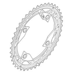 Shimano Kettingblad 42T-AL 10Sp Div FC-M670/M660/670/780 (4524667932642)