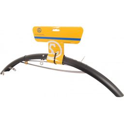 Merkloos Voorspatbord 28" kunststof 45 mm - mat zwart (8716637020367)