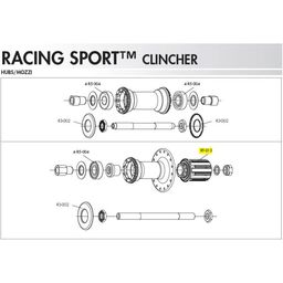 Fulcrum body 8/11 speed shimano racing sport (8055349735351)