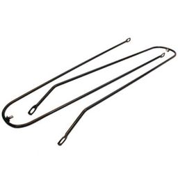 Merkloos spatbordstang 28 draad zwart (8716637014410)