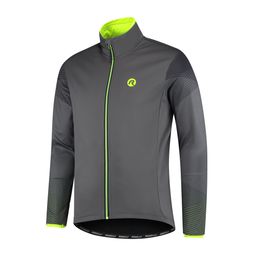 Rogelli Winterjack Wire Grijs/Fluor-Geel L (8717849107198)