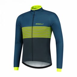 Rogelli Wielershirt LM Boost blauw/fluor XXL (8720567000962)