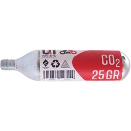 Qt cycletech CO2-patroon met draad - 25 gram (5414704127454)