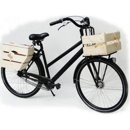 Merkloos Fietskrat B1 blank vuren hout (8717185970630)