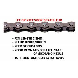 Ketting 1v 3/32 Kmc z1 smal 112 (4715575270067)