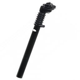 Zadelpen alu verend 27.2 st Post moderne patent micro zwart met vaste strop (8716637017244)