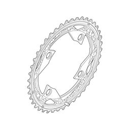 Shimano Kettingblad 42T-AE Deore FC-M610 (4524667490258)