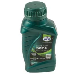 Olie Eurol remvloeistof dot 4 sythetic 250ml (8712569000378)