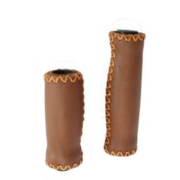 Handvatten mod holl. Velo leer l. bruin kort/lang blister (8717729485187)