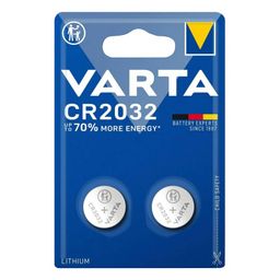 Varta cr 2032 batterij lithium per 2 (4008496746460)