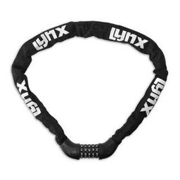 Lynx combinatie kettingslot 6 mm. x 100 cm. nylon hoes (8714868025137)