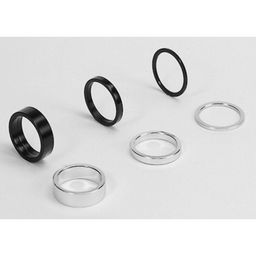 Ergotec Balhd spacer ahead 11/8" 2mm zwart p/st. (4016538038725)