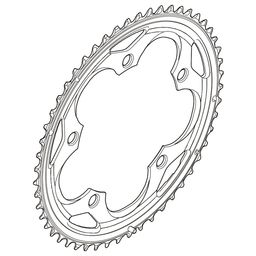 Shimano Kettingblad 52T 105 FC-5700 Zwart (4524667541356)