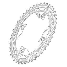 Shimano Kettingblad 42T-AL 10Sp Div FC-M670/M660/670/780 (4524667932642)