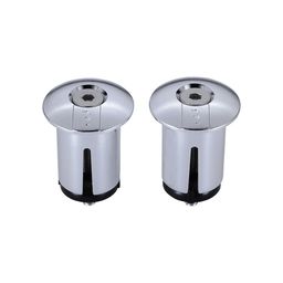 Bbb BHT-96 Stuurdoppen ScrewOn 2 Stuks Chroom (8716683066678)