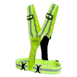 Lynx harnas usb led sport vest neon geel usb oplaadbaar (8714868039882)