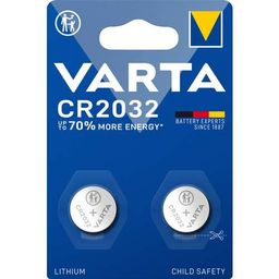 Varta cr 2032 batterij lithium per 2 (4008496746460)