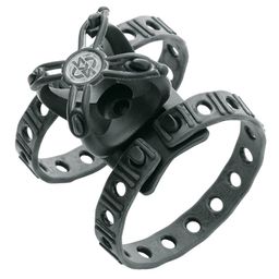 Pompd Sks houder cross grip univ pvc zw (4002556123703)