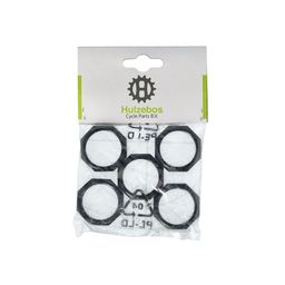 Hzb balhoofdmoer 1-1/8 inch / 25.4 mm oversized zwart (8716637017053)