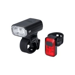 Bbb BLS-265 Verlichtingsset NanoStrike 500 Combo + BLS-152 Spark 65x39.5x26mm Zwart (8716683144192)