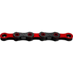 KMC ketting DLC12 black/red 126s (4715575895772)