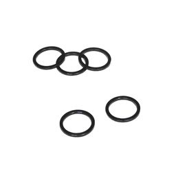 VWP Balhoofdtussenring spacer alu 5mm 1.1/8" zwart (8716637006354)