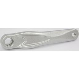 Gazelle Crankset links Miranda silver Alfa 0 Bosch (8717118379448)