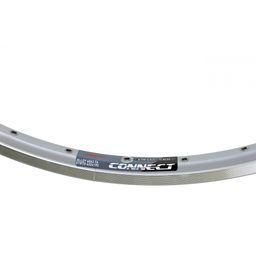 Gazelle Velg 28 inch Connect Silver geslepen 1x36 (8717118518366)