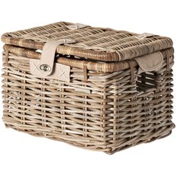 Basil mand riet Denton L 46L + deksel grey 49x35x3 (8715019130472)