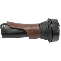 Gazelle Handvat links basis 100mm brown draaibel (8717118392614)