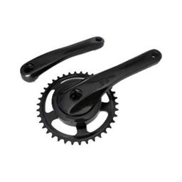 Gazelle crankstel 38t alu zwart (8717118295403)
