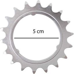 Sturmey archer SA tandwiel 18t plat 3/32 C50 (4710944248814)