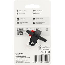 Simson bel Compact zwart (8711646935503)