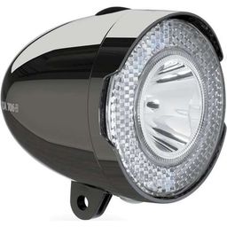 Axa koplamp 706 15 lux batt dark chrome (8713249282923)