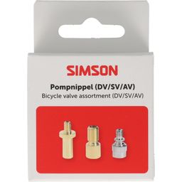 Simson pompnippel assortiment 3-delig (8711646934902)