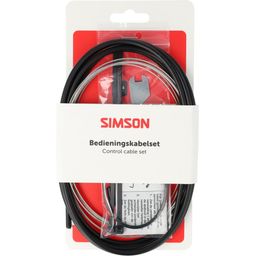 Simson schakel kabel Nexus rvs zwart (8711646935480)