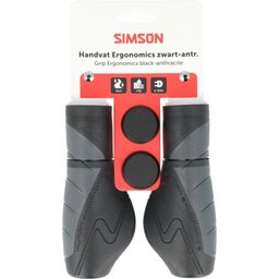 Simson handvatten Ergonomics zwart/antraciet (8711646936197)