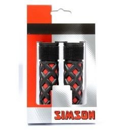 Simson handvatten kinder rood-zwart (8711646124792)