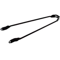 Merkloos Spatd stang 28 pad tour mat zwart (8716637017039)